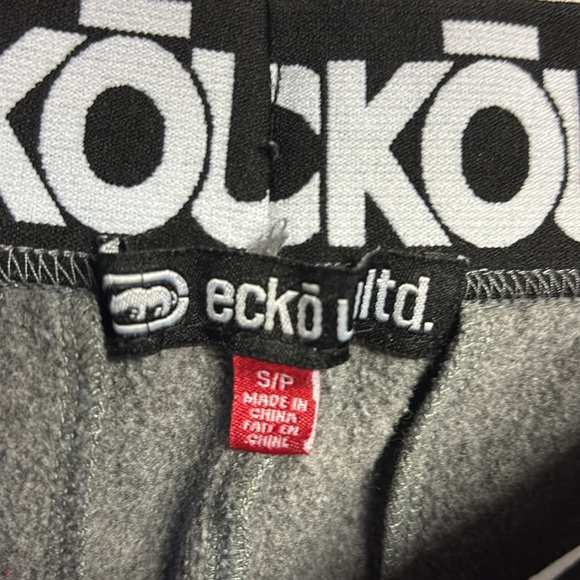 ECKO UNLTD Men’s Grey Fleece Jogger Pants Size Small - Picture 2 of 7